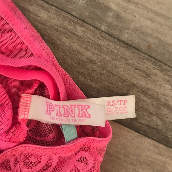 PINK Lace Bralette - Picture 4 of 4